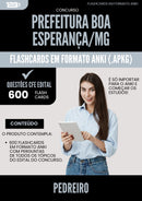Flashcards para Concurso Apostila Pedreiro da Prefeitura Boa Esperanca Mg 2025 - 600 Flashcards de Acordo com Edital