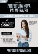 Flashcards para Concurso Professor Polivalente da Prefeitura Nova Palmeira Pb 2025 - 2000 Flashcards de Acordo com Edital
