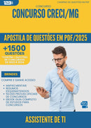 Apostila de Questões para Concurso Assistente De Ti Creci Mg 2025 - Mais de 1.500 Questões