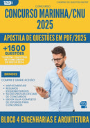 Apostila de Questões para Concurso Bloco 4 Engenharias E Arquitetura Marinha Cnu 2025 - Mais de 1.500 Questões