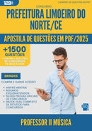 Apostila de Questões para Concurso Professor Ii Musica da Prefeitura Limoeiro Do Norte Ce 2025 - Mais de 1.500 Questões