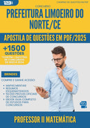 Apostila de Questões para Concurso Professor Ii Matematica da Prefeitura Limoeiro Do Norte Ce 2025 - Mais de 1.500 Questões