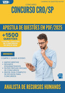 Apostila de Questões para Concurso Analista De Recursos Humanos Cro Sp 2025 - Mais de 1.500 Questões