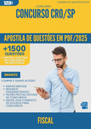 Apostila de Questões para Concurso Fiscal Cro Sp 2025 - Mais de 1.500 Questões