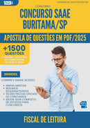 Apostila de Questões para Concurso Fiscal De Leitura Saae da Prefeitura Buritama Sp 2025 - Mais de 1.500 Questões