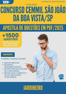 Apostila de Questões para Concurso Jardineiro Cemmil Sao Joao Da da Prefeitura Boa Vista Sp 2025 - Mais de 1.500 Questões