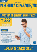 Apostila de Questões para Concurso Auxiliar De Servicos Gerais da Prefeitura Cuparaque Mg 2025 - Mais de 1.500 Questões