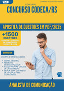 Apostila de Questões para Concurso Analista De Comunicacao Codeca Rs 2025 - Mais de 1.500 Questões