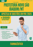 Apostila de Questões para Concurso Farmaceutico da Prefeitura Novo Sao Joaquim Mt 2025 - Mais de 3.000 Questões