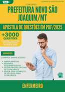 Apostila de Questões para Concurso Enfermeiro da Prefeitura Novo Sao Joaquim Mt 2025 - Mais de 3.000 Questões