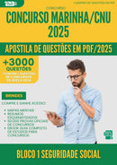 Apostila de Questões para Concurso Bloco 1 Seguridade Social Marinha Cnu 2025 - Mais de 3.000 Questões