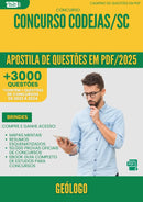 Apostila de Questões para Concurso Geologo Codejas Sc 2025 - Mais de 3.000 Questões