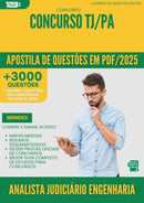 Apostila de Questões para Concurso Analista Judiciario Engenharia Civil Tj Pa 2025 - Mais de 3.000 Questões