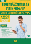 Apostila de Questões para Concurso Gari da Prefeitura Santana Da Ponte Pensa Sp 2025 - Mais de 3.000 Questões