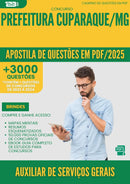 Apostila de Questões para Concurso Auxiliar De Servicos Gerais da Prefeitura Cuparaque Mg 2025 - Mais de 3.000 Questões