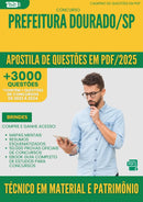 Apostila de Questões para Concurso Tecnico Em Material E Patrimonio da Prefeitura Dourado Sp 2025 - Mais de 3.000 Questões