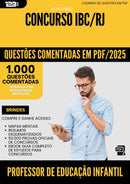 1000 Questões Comentadas para Concurso Professor De Educacao Infantil Ibc Rj 2025 - 1000 Questões