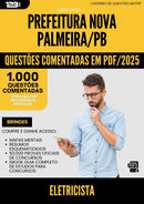 1000 Questões Comentadas para Concurso Eletricista da Prefeitura Nova Palmeira Pb 2025 - 1000 Questões
