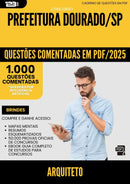 1000 Questões Comentadas para Concurso Arquiteto da Prefeitura Dourado Sp 2025 - 1000 Questões