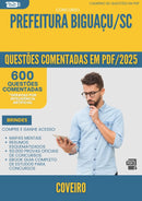 1000 Questões Comentadas para Concurso Coveiro da Prefeitura Biguacu Sc 2025 - 600 Questões