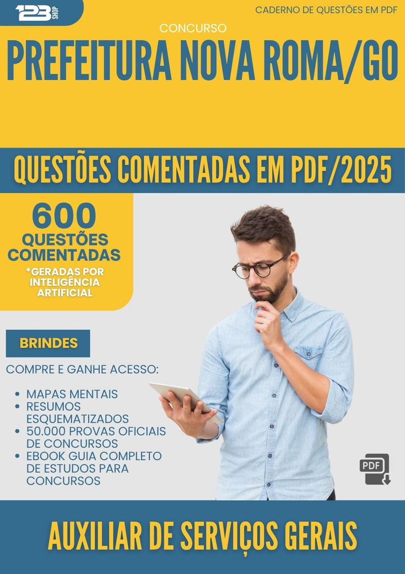 1000 Questões Comentadas para Concurso Tecnico Em Enfermagem da Prefeitura Nova Roma Go 2025 - 600 Questões