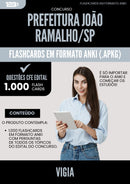 Flashcards para Concurso Vigia da Prefeitura Joao Ramalho Sp 2025 - 1000 Flashcards de Acordo com Edital