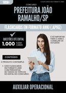 Flashcards para Concurso Auxiliar Operacional da Prefeitura Joao Ramalho Sp 2025 - 1000 Flashcards de Acordo com Edital