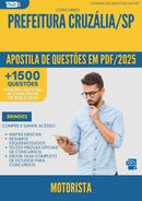 Apostila de Questões para Concurso Motorista da Prefeitura Cruzalia Sp 2025 - Mais de 1.500 Questões