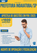 Apostila de Questões para Concurso Agente Operacao E Fiscalizacao Transito da Prefeitura Indaiatuba Sp 2025 - Mais de 1.500 Questões