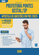 Apostila de Questões para Concurso Gari da Prefeitura Pontes Gestal Sp 2025 - Mais de 1.500 Questões