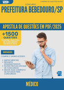 Apostila de Questões para Concurso Medico da Prefeitura Bebedouro Sp 2025 - Mais de 1.500 Questões
