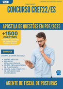 Apostila de Questões para Concurso Agente De Fiscal De Posturas Cref22 Es 2025 - Mais de 1.500 Questões