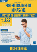 Apostila de Questões para Concurso Engenheiro Civil da Prefeitura Imbe De Minas Mg 2025 - Mais de 1.500 Questões