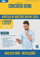 Apostila de Questões para Concurso Analista Universitario Instalacoes Prediais Uemg 2025 - Mais de 1.500 Questões