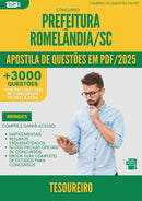 Apostila de Questões para Concurso Tesoureiro da Prefeitura Romelandia Sc 2025 - Mais de 3.000 Questões