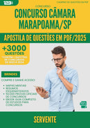 Apostila de Questões para Concurso Servente Camara da Prefeitura Marapoama Sp 2025 - Mais de 3.000 Questões