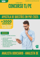 Apostila de Questões para Concurso Analista Judiciario Analista De Sistemas Tj Pe 2025 - Mais de 3.000 Questões
