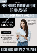 Flashcards para Concurso Engenheiro Seguranca Trabalho Monte da Prefeitura Alegre De Minas Mg 2025 - 1000 Flashcards de Acordo com Edital