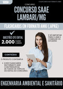 Flashcards para Concurso Engenharia Ambiental E Sanitario Saae da Prefeitura Lambari Mg 2025 - 2000 Flashcards de Acordo com Edital