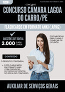 Flashcards para Concurso Auxiliar De Servicos Gerais Camara da Prefeitura Lagoa Do Carro Pe 2025 - 2000 Flashcards de Acordo com Edital