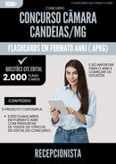 Flashcards para Concurso Recepcionista Camara da Prefeitura Candeias Mg 2025 - 2000 Flashcards de Acordo com Edital