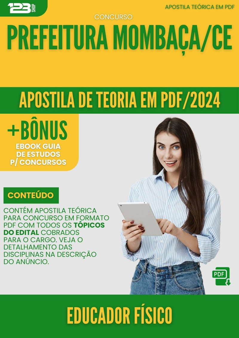 Apostila Teórica para Concurso Prefeitura Mombaça CE 2024 Educador Físico