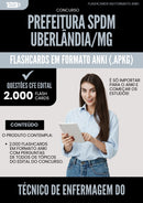 Flashcards para Concurso Tecnico De Enfermagem Do Trabalho Spdm da Prefeitura Uberlandia Mg 2025 - 2000 Flashcards de Acordo com Edital