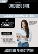 Flashcards para Concurso Assistente Administrativo Brde 2025 - 2000 Flashcards de Acordo com Edital