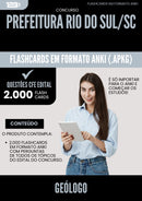 Flashcards para Concurso Geologo da Prefeitura Rio Do Sul Sc 2025 - 2000 Flashcards de Acordo com Edital