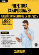 1000 Questões Comentadas para Concurso Cozinheira Prefeitura da Prefeitura Carapicuiba Sp 2025 - 1000 Questões