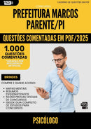 1000 Questões Comentadas para Concurso Psicologo da Prefeitura Marcos Parente Pi 2025 - 1000 Questões