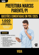 1000 Questões Comentadas para Concurso Vigia da Prefeitura Marcos Parente Pi 2025 - 1000 Questões