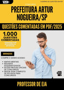 1000 Questões Comentadas para Concurso Professor De Eja da Prefeitura Artur Nogueira Sp 2025 - 1000 Questões