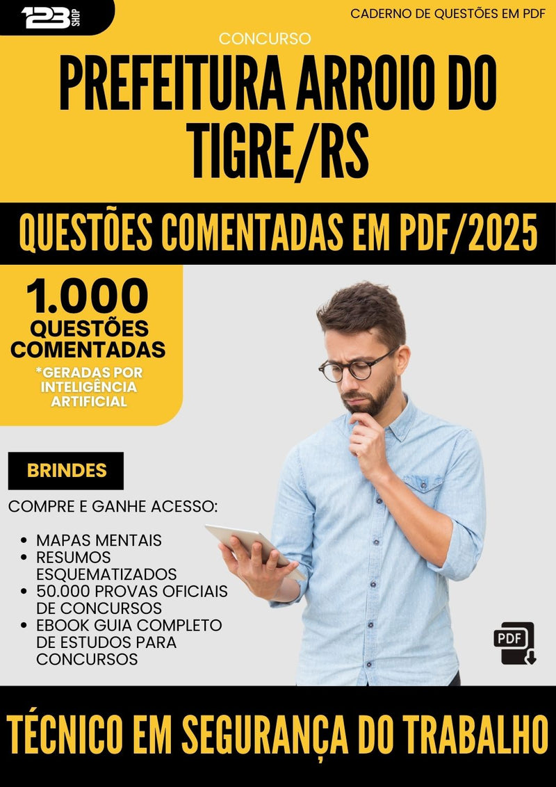 1000 Questões Comentadas para Concurso Fiscal Xangri La Rs 2025 - 1000 Questões